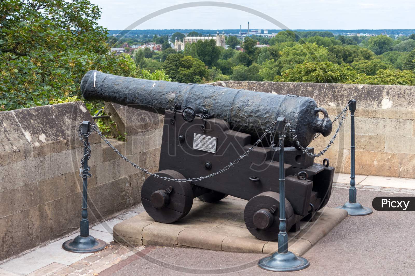 Windsor, Maidenhead & Windsor/Uk - July 22 : Ancient Cannon At Windsor Castle In Windsor, Maidenhead & Windsor On July 22, 2018