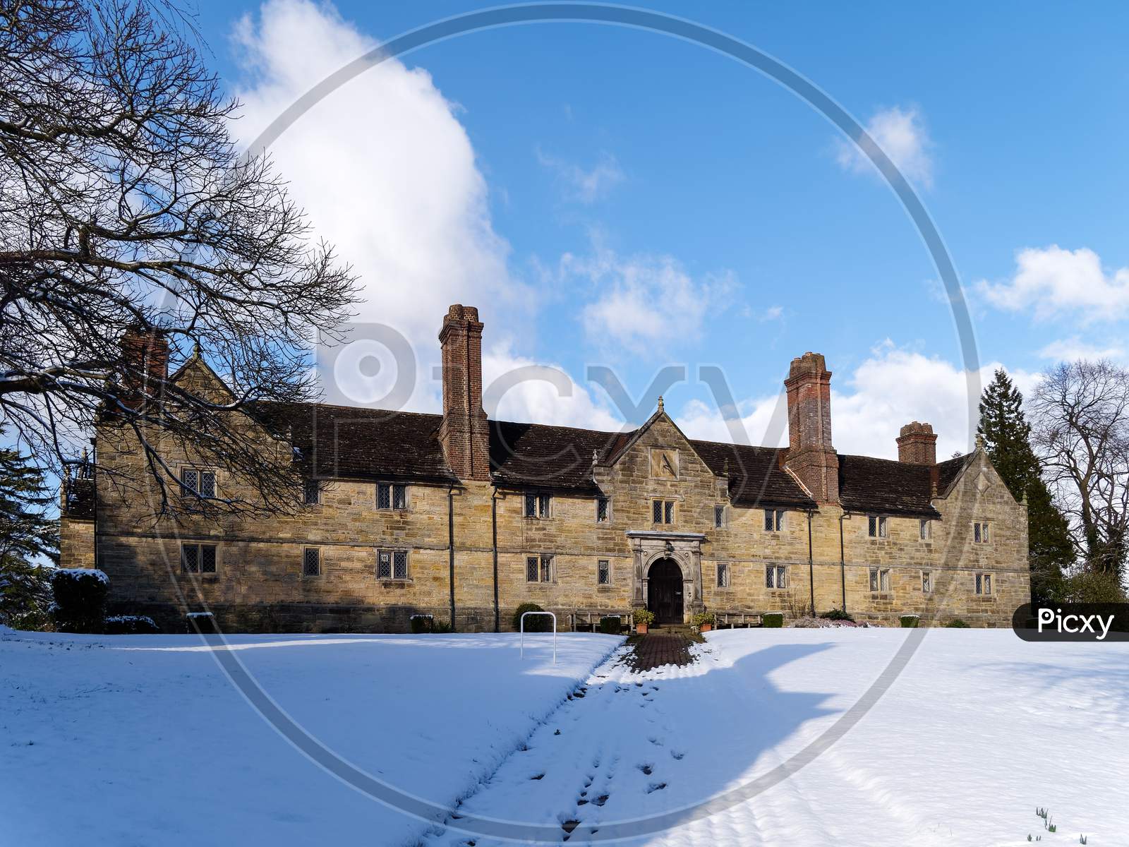East Grinstead, West Sussex/Uk - February 27 : Sackville College In East Grinstead On February 27, 2018