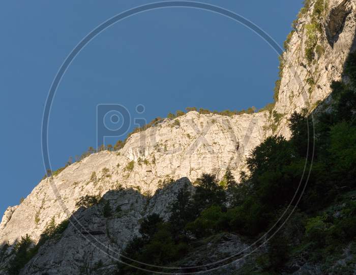 View Of The Bicaz Gorge Between Moldavia And Transylvania