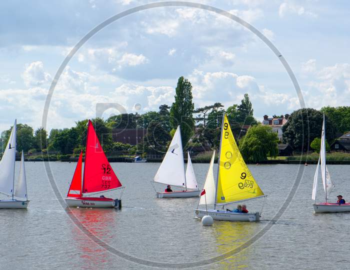Sailing On Oulton Broad