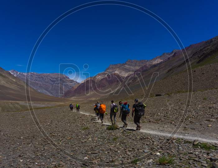 pin vally seen on pin bhaba pass trek in himalayas