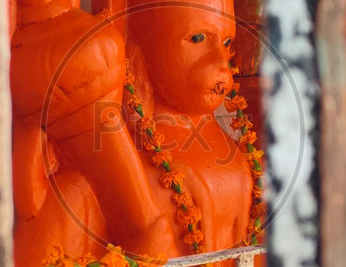 Hanuman Jayanti Lord Hanuman idol in indian temple