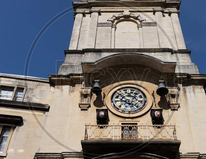 Bristol, Uk - May 14 : Exterior View Of Christ Church With St Ewen In Bristol On May 14, 2019