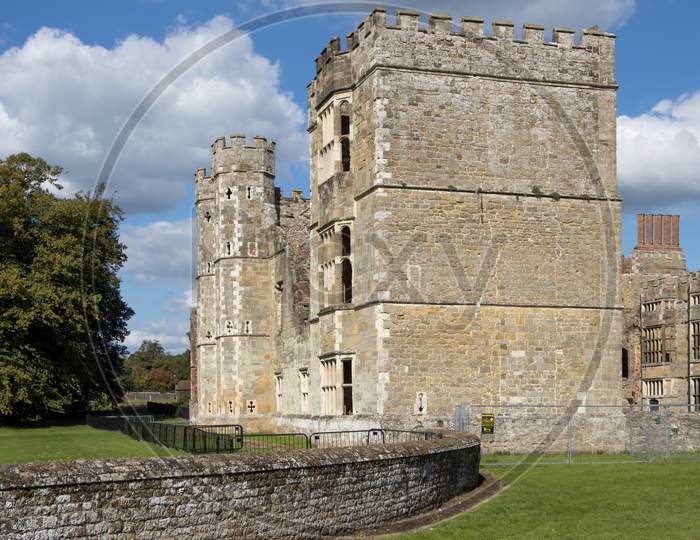 Midhurst, West Sussex/Uk - September 1 : View Of The Cowdray Castle Ruins In Midhurst, West Sussex On September 1, 2020