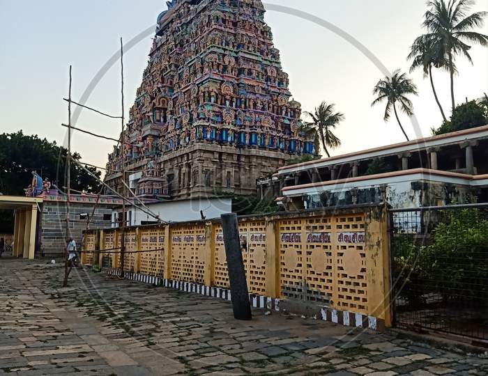 Thillai Nataraja Temple or Chidambaram Nataraja temple in Chidambaram, Tamil Nadu, India.