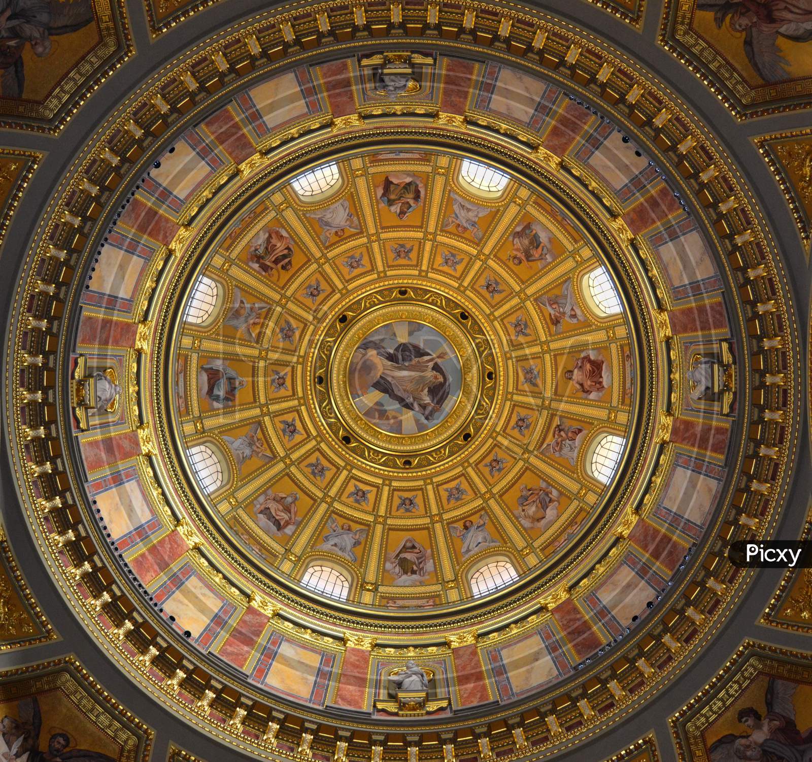 Fresco Painting Of The Dome
