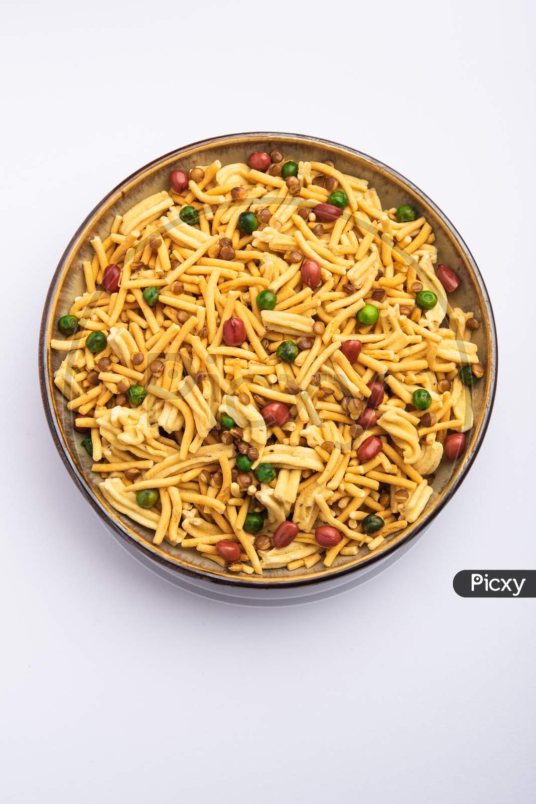 Image Of Bombay Mix Also Known As Chanachur Or Chiwda Or Farsan Served ...