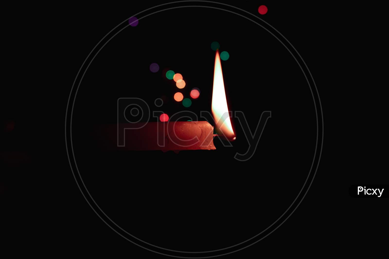 candle light in bokeh