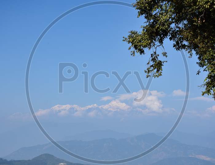 Kanchenjunga Range From Rishyap Home Stay , Kalimpong