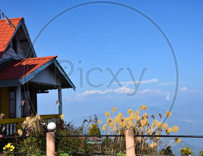 Kanchenjunga From Rishyap Home Stay , Kalimpong