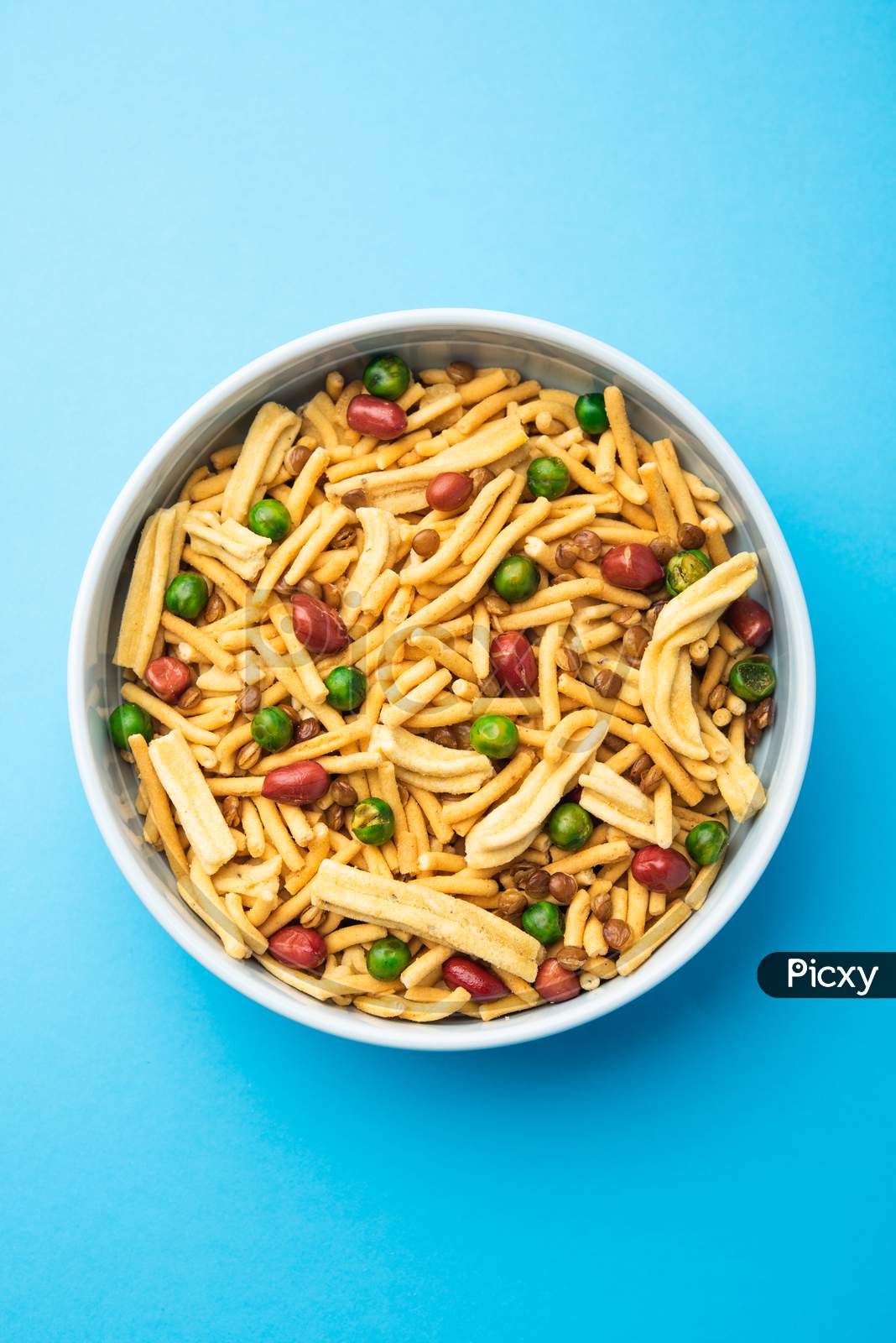 Image Of Bombay Mix Also Known As Chanachur Or Chiwda Or Farsan Served ...