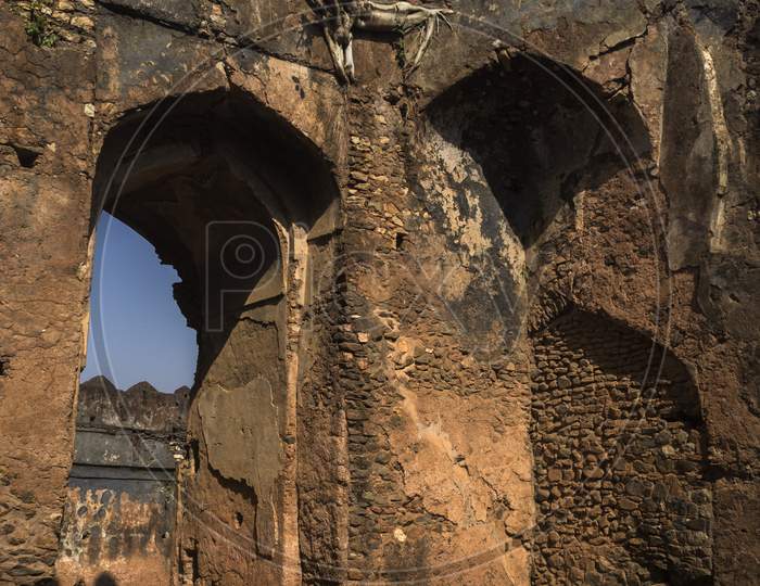 Ruin Of An Entry Gate Of A Fort
