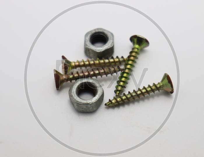 Screw And Bolt Closeup For Sell