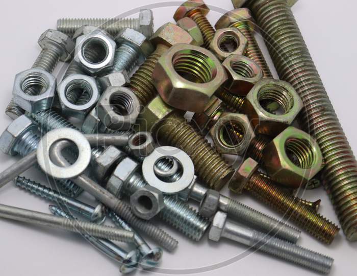 Nuts And Bolt Closeup For Sell