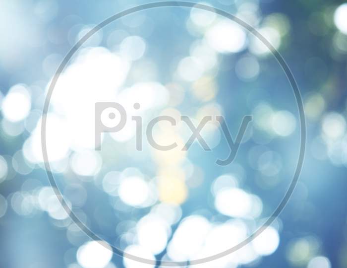 Abstract background with bokeh light effect