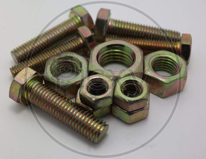 Nuts And Bolt Closeup For Sell