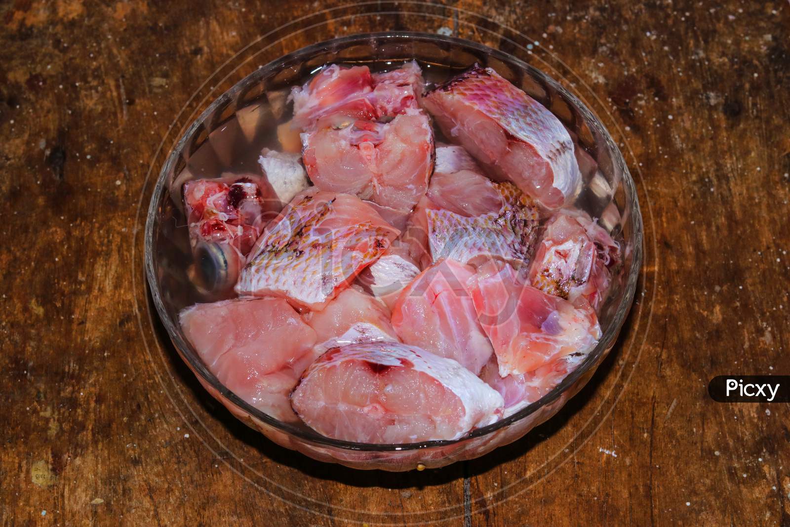 Fish Sliced Piece For Cooking Food