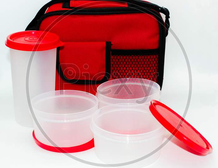 A Picture Of Lunch Box With Selective Focus