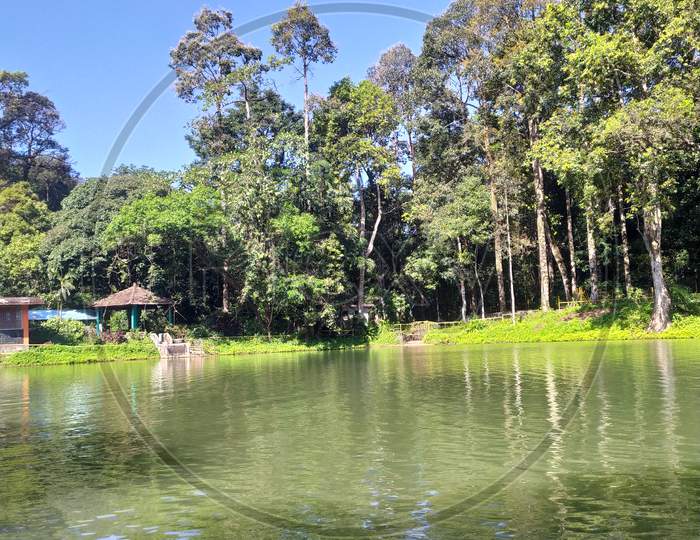 Agumbe ghat lake view