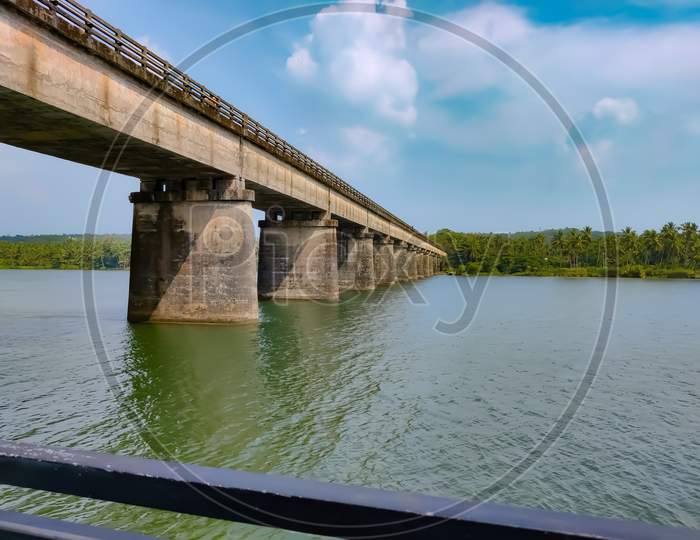 Amazing View Of Bridge Across The River
