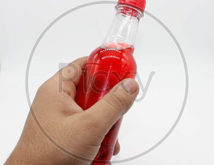 A Picture Of Energy Drink Bottle With Selective Focus