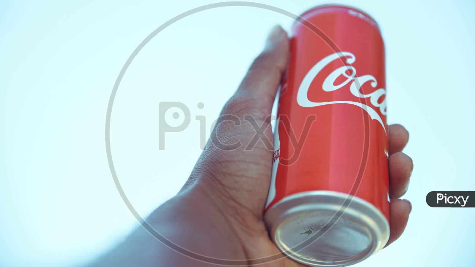 Coca-Cola hand