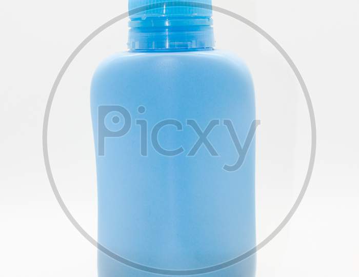 A Picture Of Washing Powder Bottle Isolated On White Background