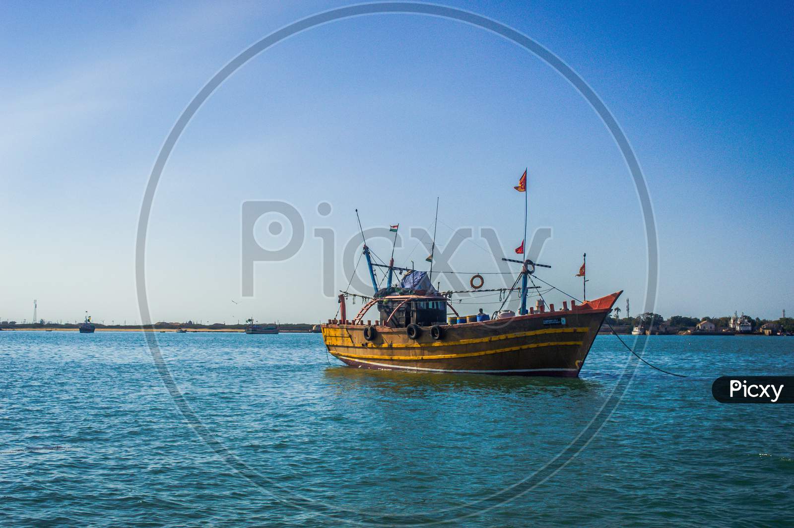 Boat in Arabian Sea