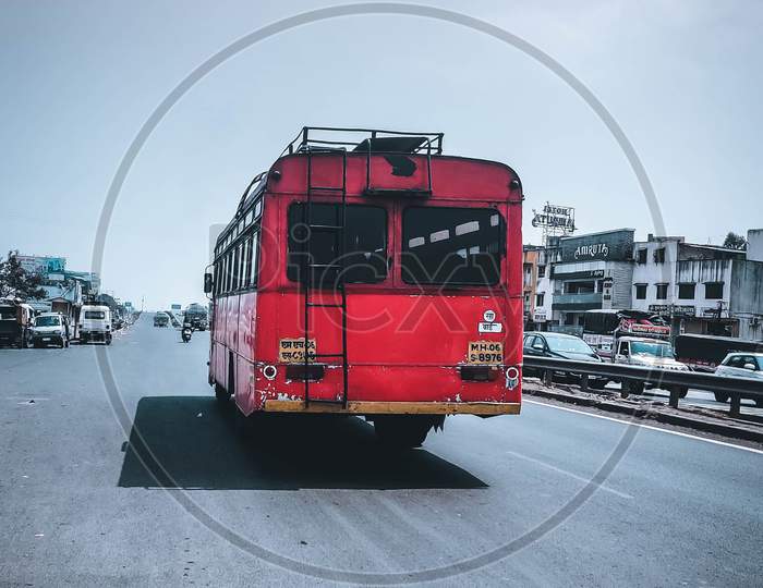 Indian public transport bus
