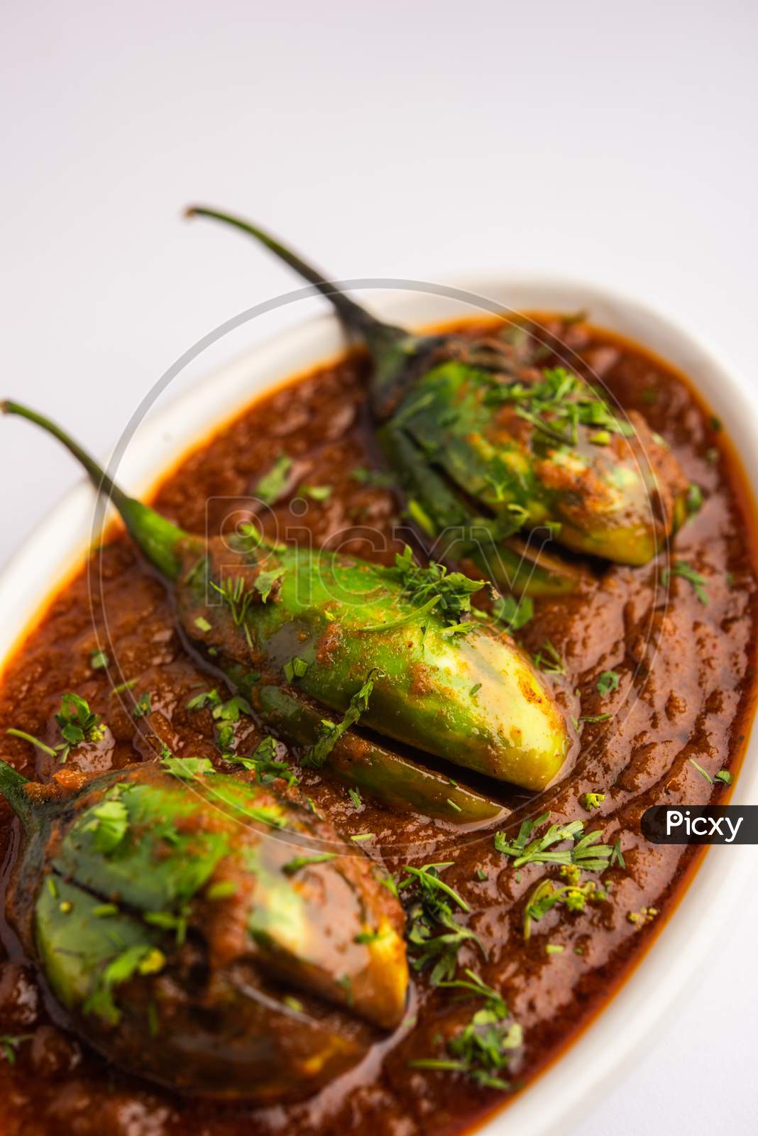 Image of South Indian Brinjal Curry Also Known As Brinjal Masala