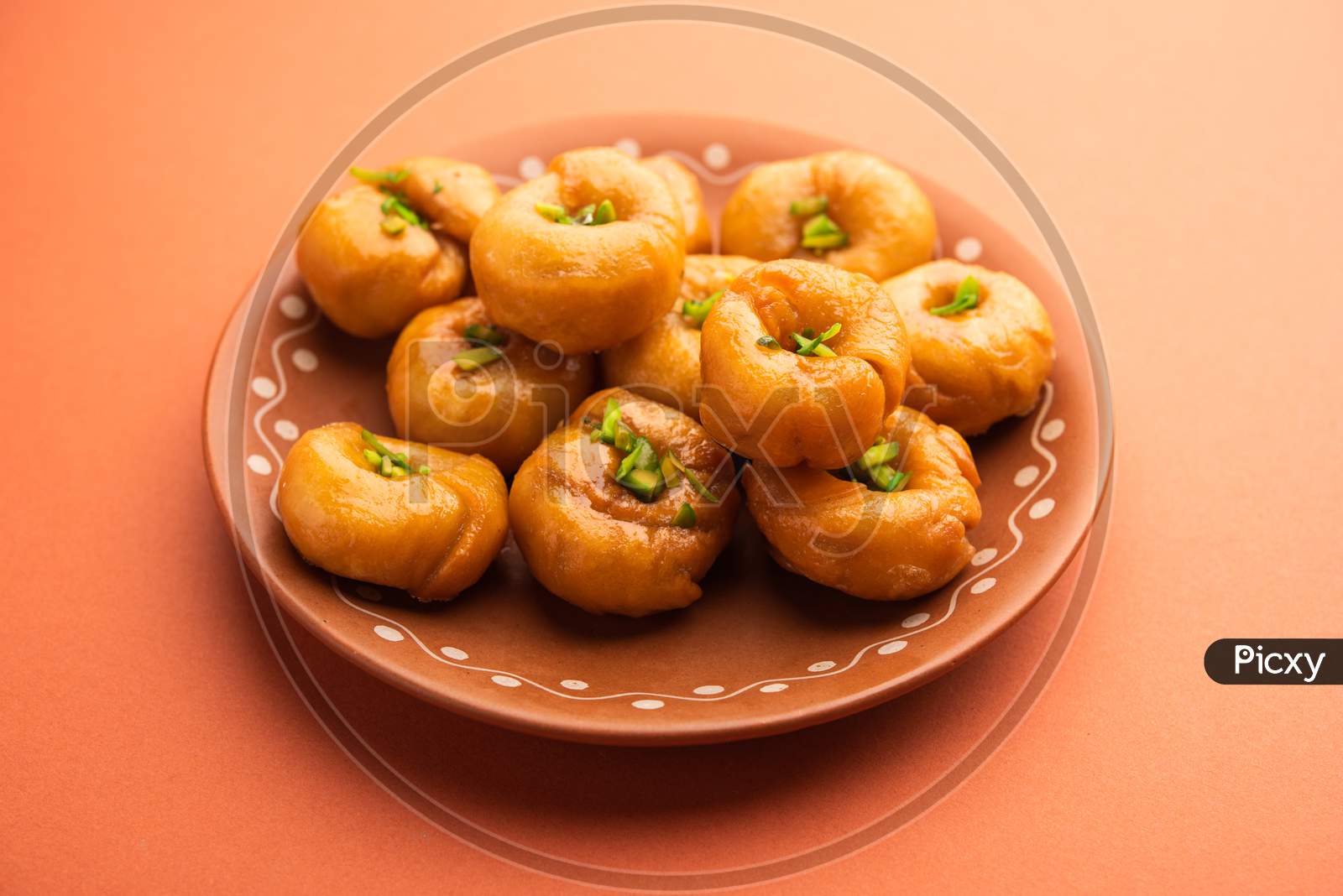 Image of Balushahi Or Badushah Soft And Flaky Dessert Or Sweet Food ...