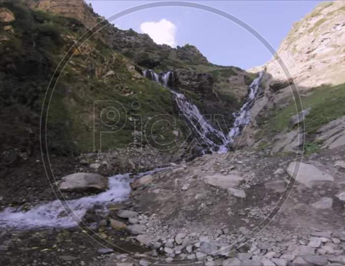 Water fall kashmir pakistan
