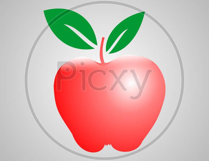 Apple logo sign or symbol.