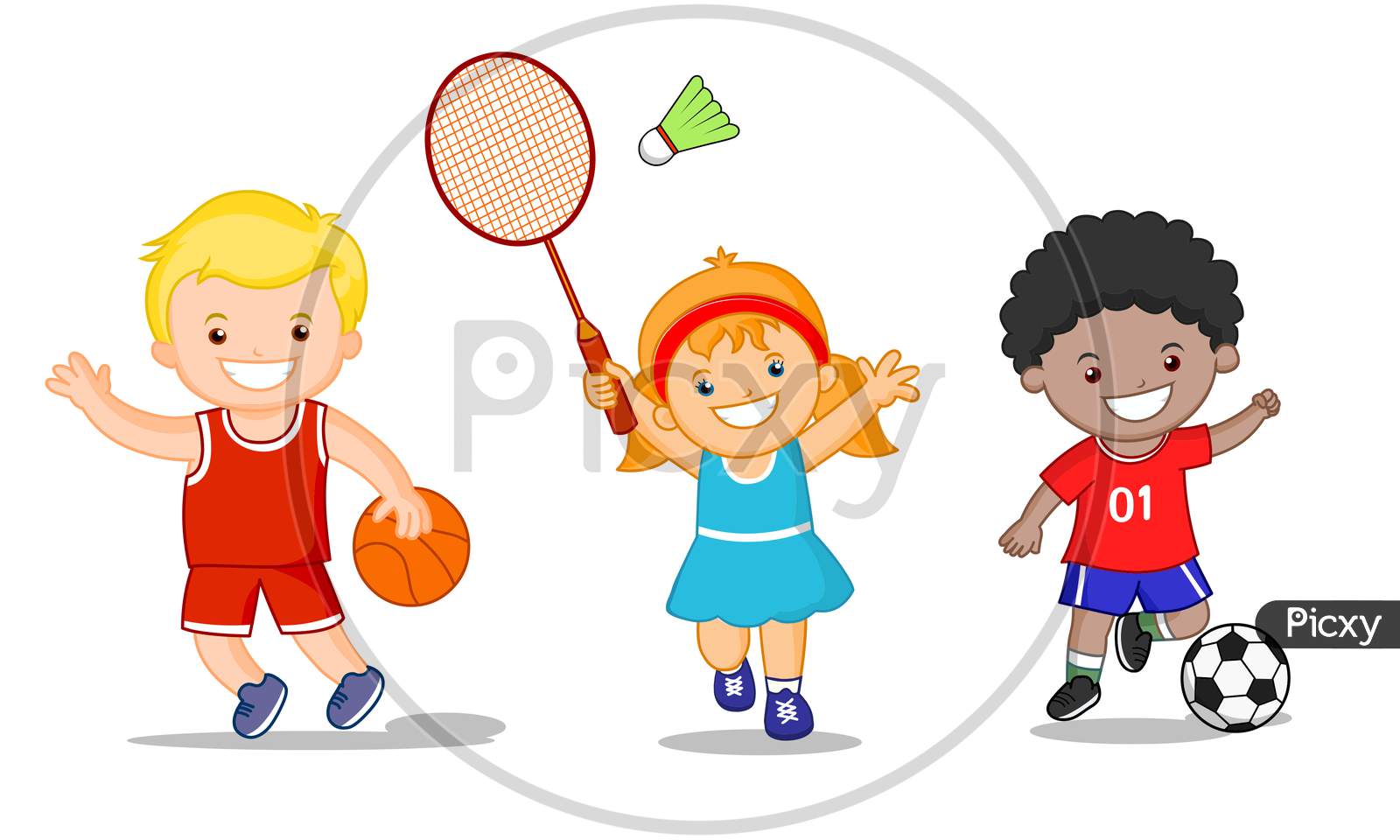 Sports-Kids-Cartoon-Illustration