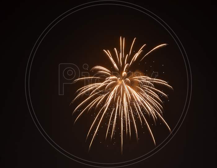 Firework during celebration of festival or new year or party