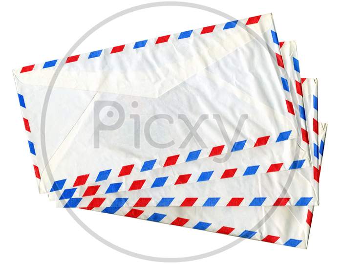Airmail Letter Envelope Isolated