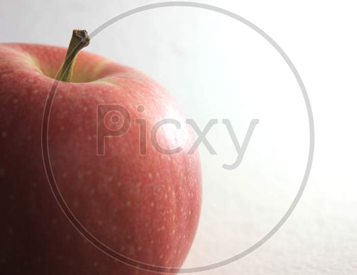 An Apple Closeup View