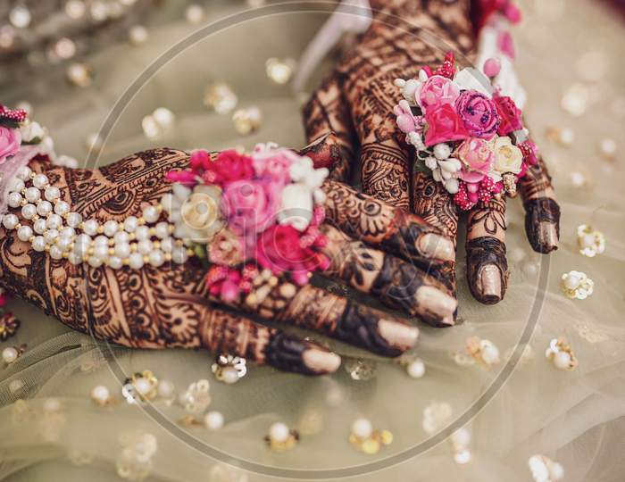 Indian Bride Henna Ceremony