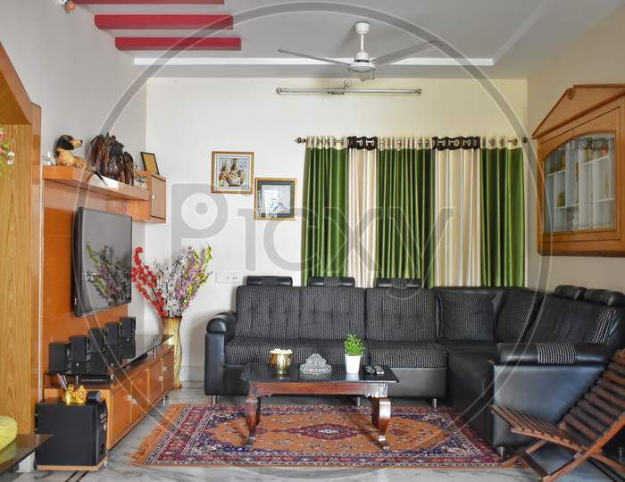 Full Set Of Interior Furnished Apartment In Modern Condominium With Patio, India