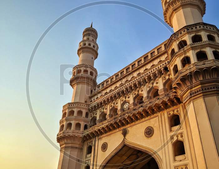 Charminar The Iconing Building, Is Listed Among The Most Recognized Structures In India, Built In 1591, Hyderabad.