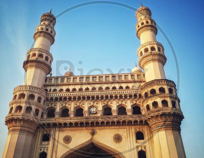 Charminar The Iconing Building, Is Listed Among The Famous Love Structures In India, Built In 1591, Hyderabad.