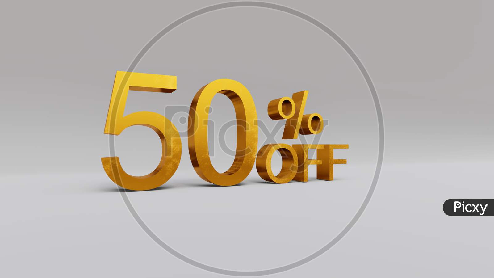 50 percent Discount 3D rendering