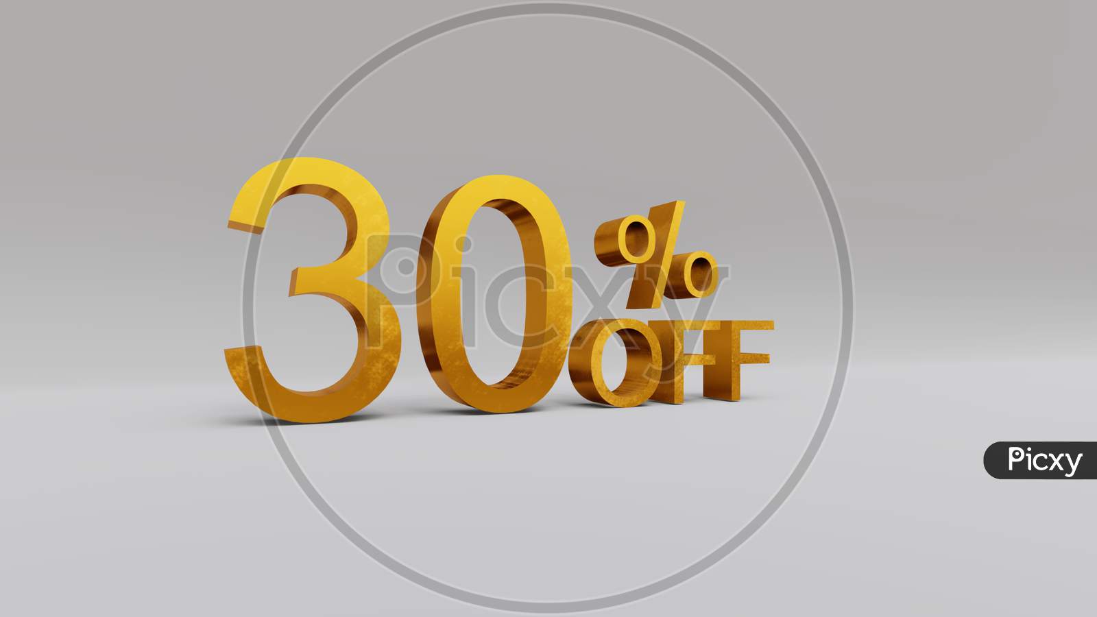 30 percent Discount 3D rendering