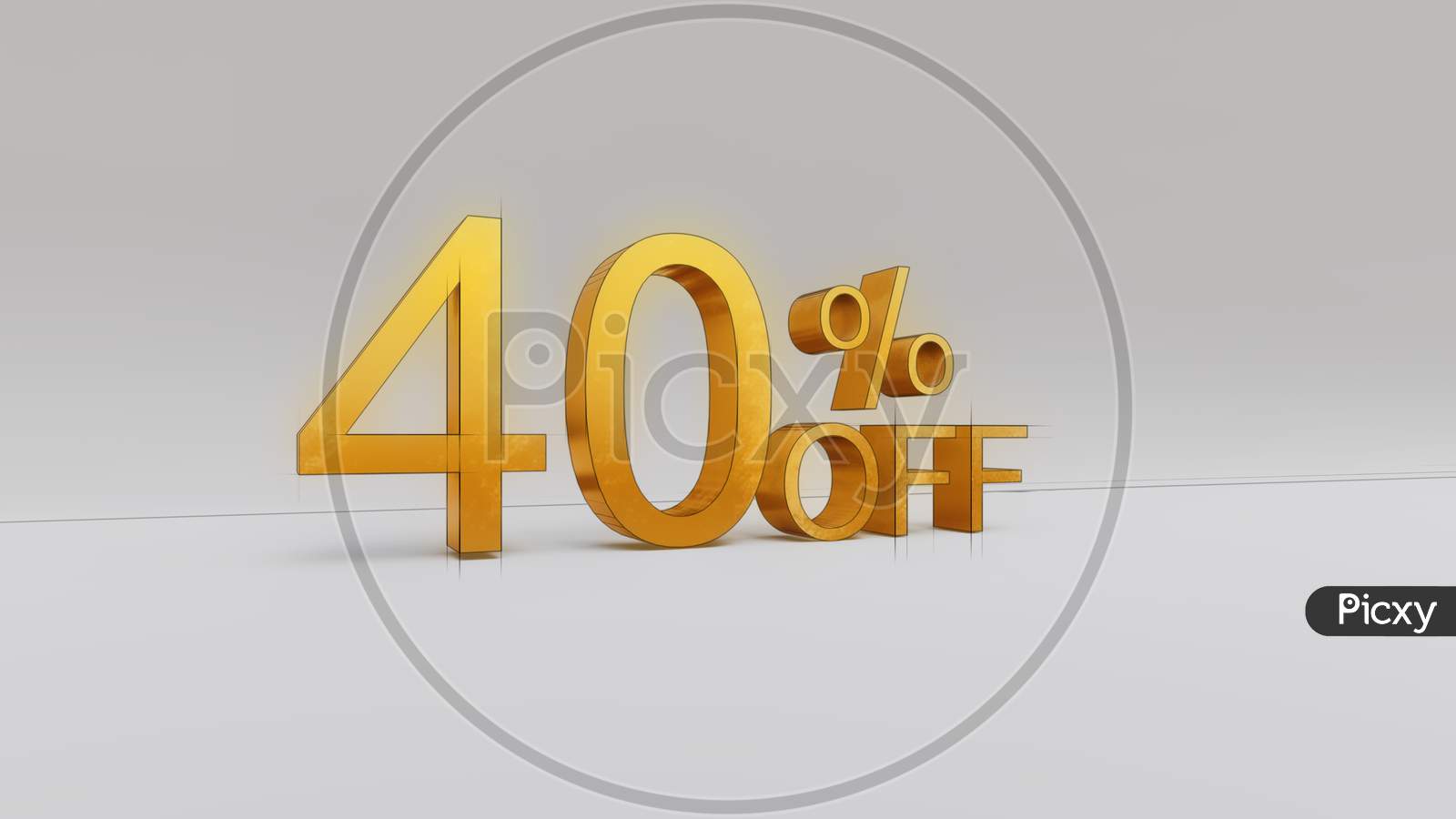 40 percent Discount 3D rendering
