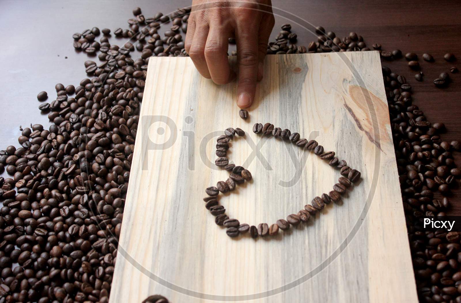 Fixing The Heart Concept Coffee Bean