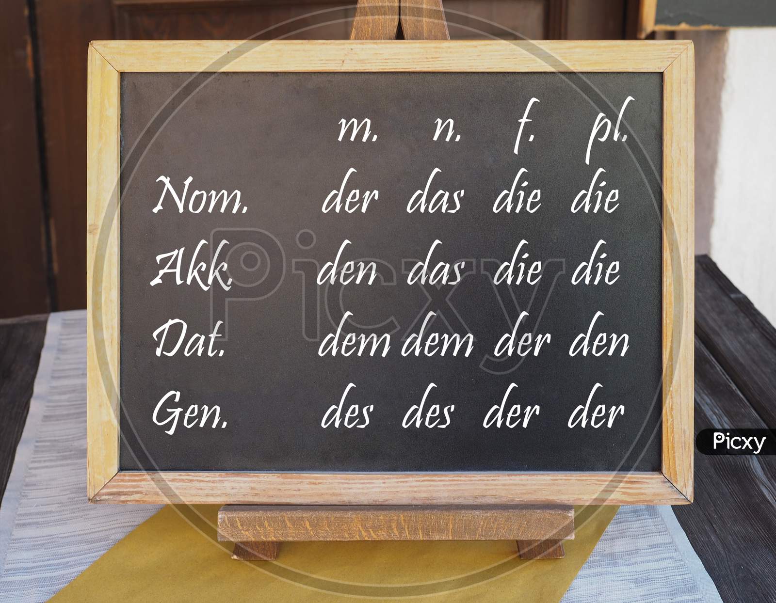 Definite Article Name In German