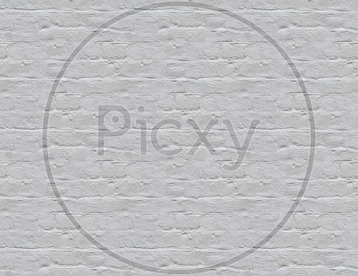 Seamless White Brick Texture Background