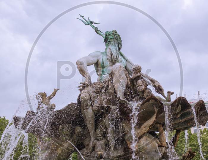 Neptunbrunnen Fountain In Berlin