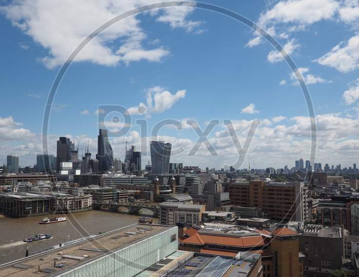 London, Uk - Circa June 2017: View Of The City Skyline
