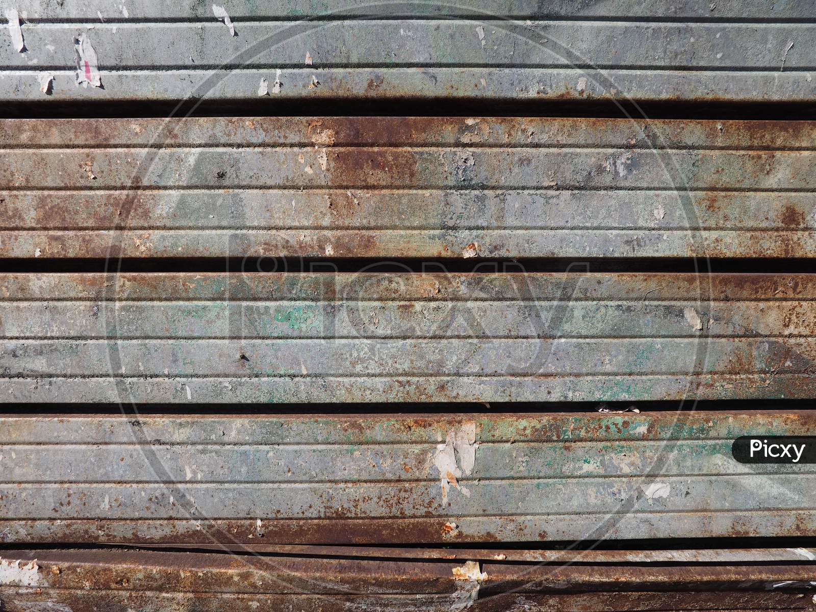 Grey Rusted Steel Metal Texture Background
